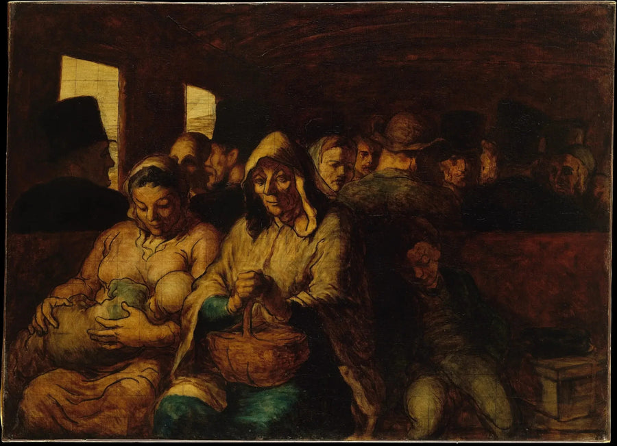 Tredje klassvagnen - Honoré Daumier