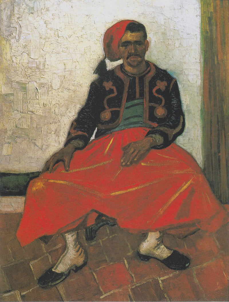 Den sittande zouaven - Vincent van Gogh