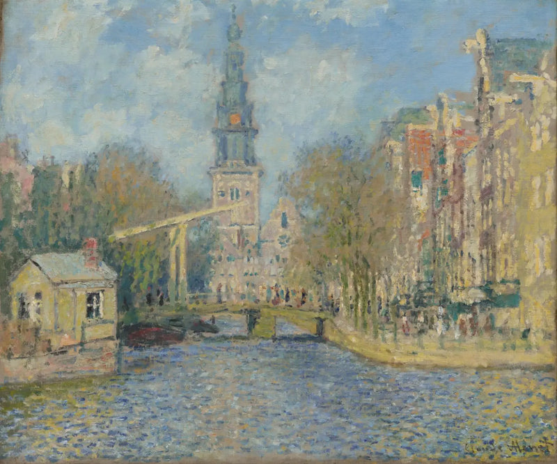 Zuiderkerk, Amsterdam - Claude Monet