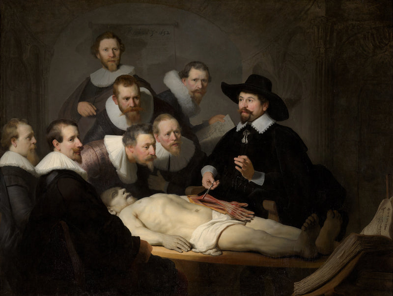 Läran om anatomi av doktor Tulp - Rembrandt