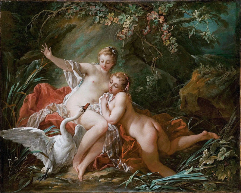Leda och svanen - François Boucher