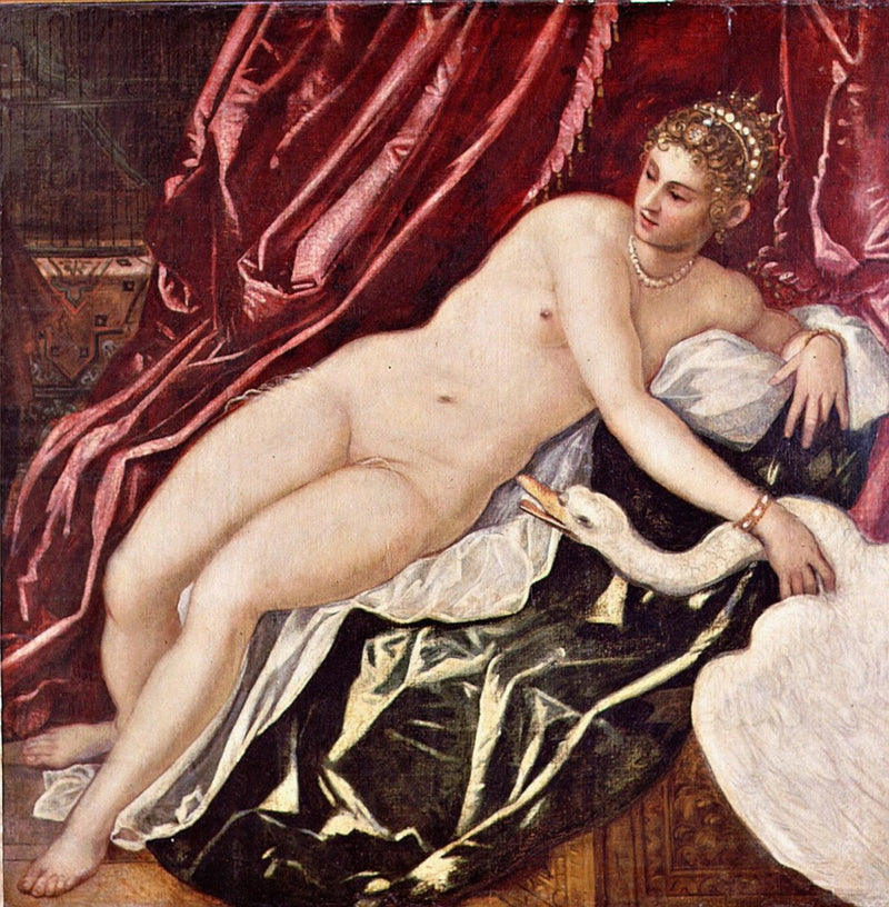 Leda och svanen - Jacopo Tintoretto