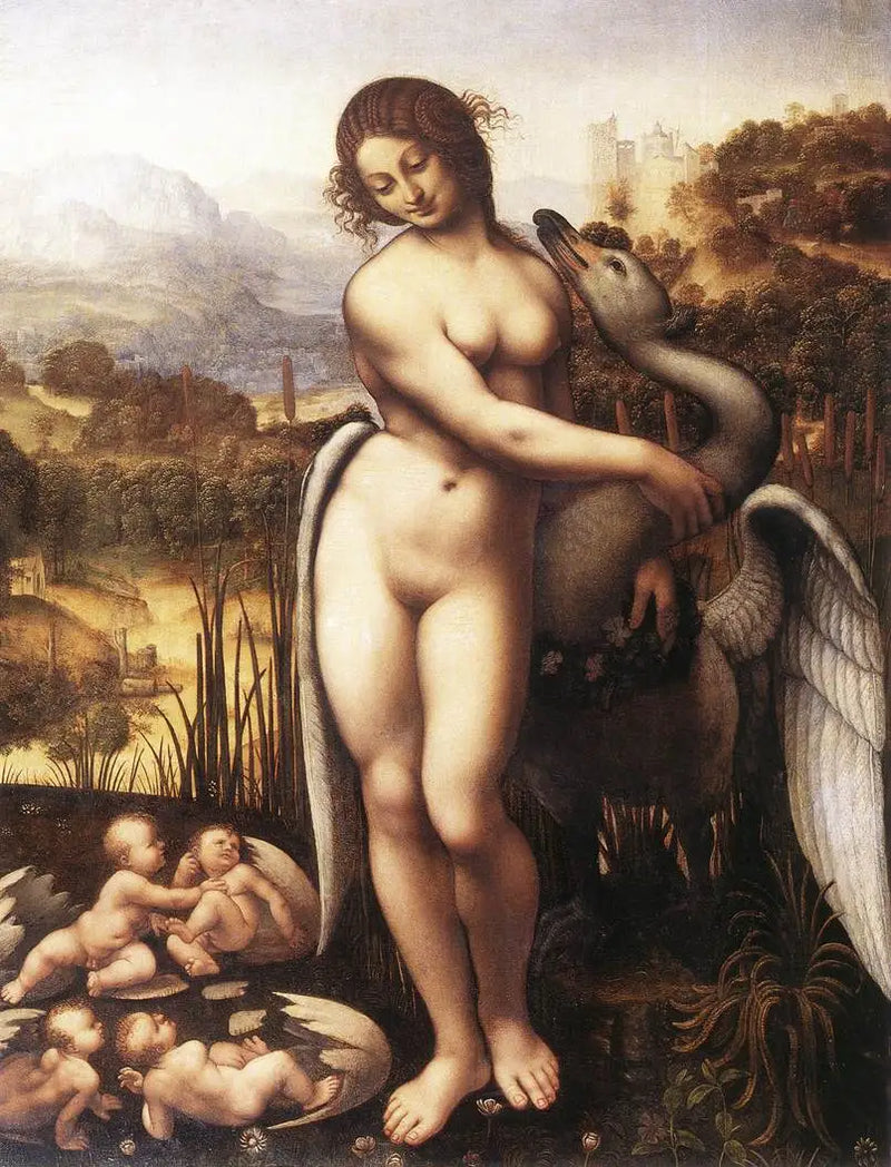 Leda och svanen - Leonardo da Vinci
