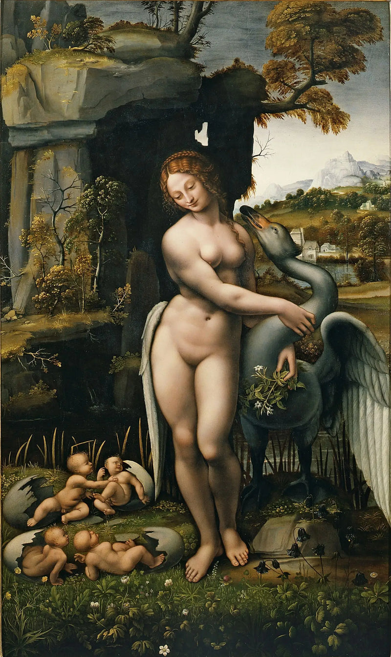 Leda och svanen - Leonardo da Vinci