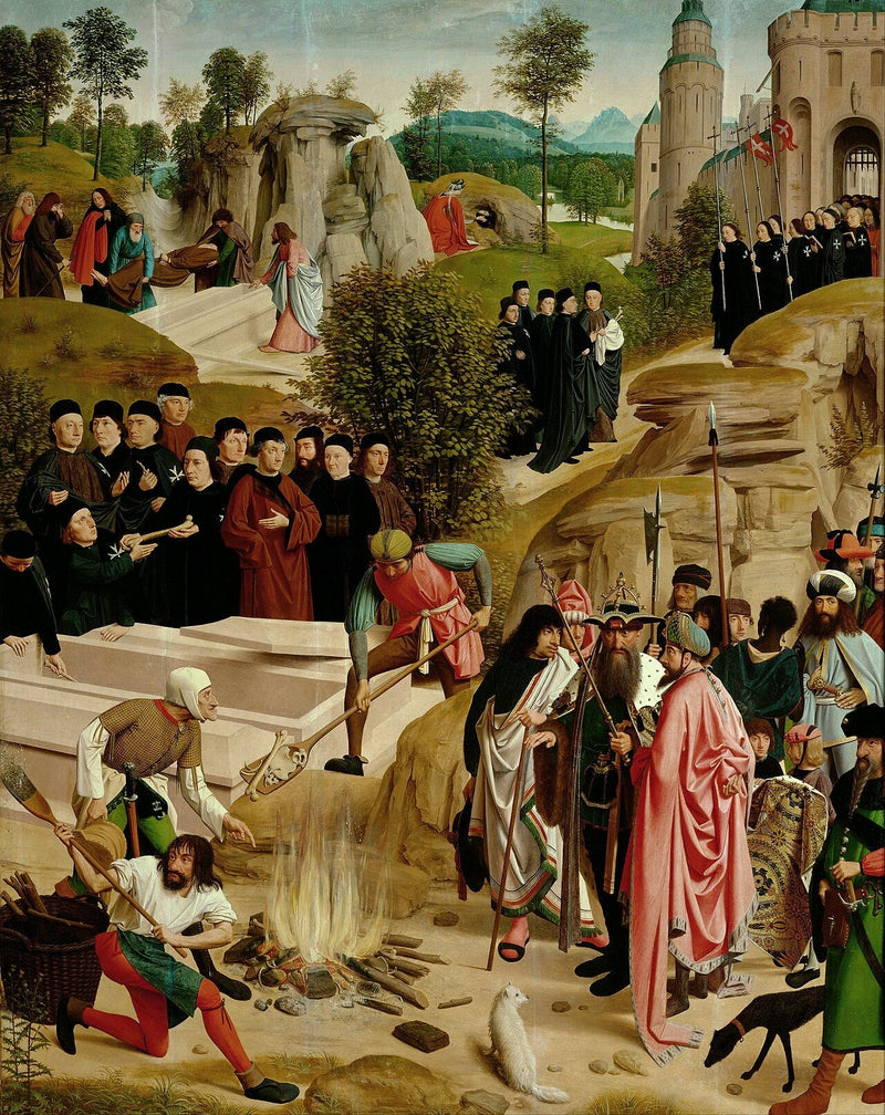 Relikskildring av helige Johannes Döparens - Geertgen tot Sint Jans