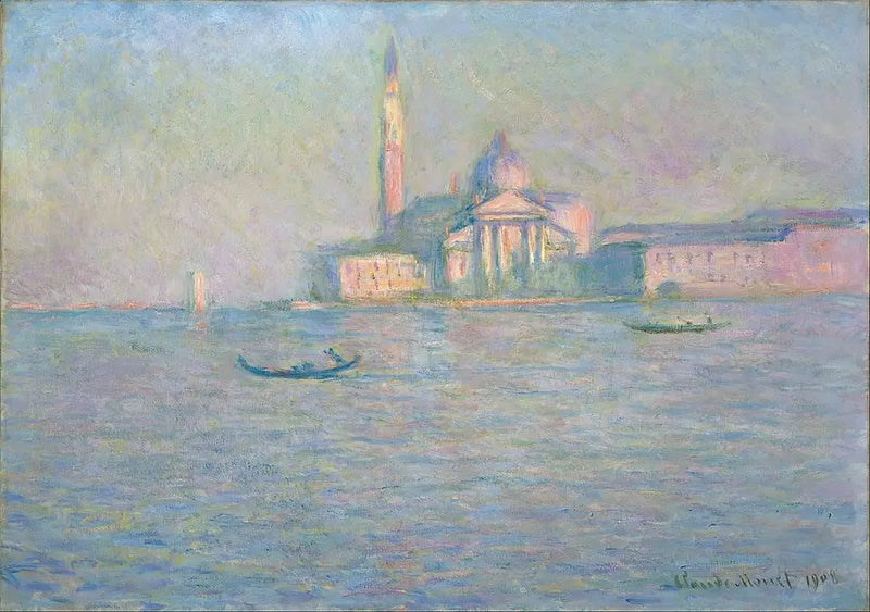 Kyrkan San Giorgio Maggiore i Venedig - Claude Monet
