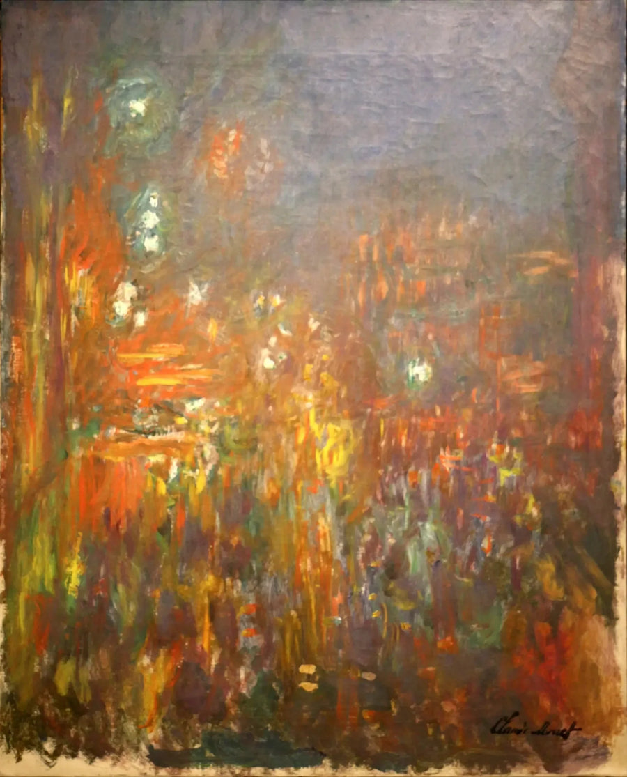 Leicester Square, natten - Claude Monet