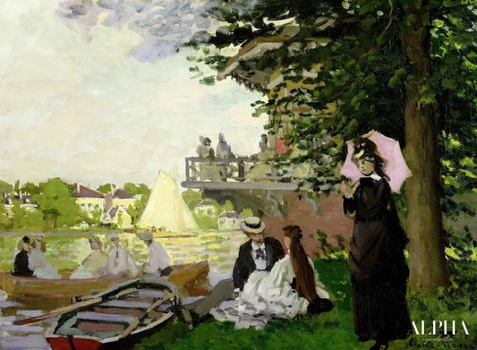 L'embarcadère - Claude Monet - Reproductions de tableaux et peintures haut de gamme