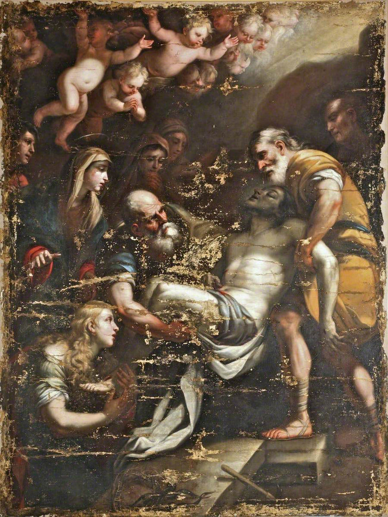 Begravningen - Luca Giordano