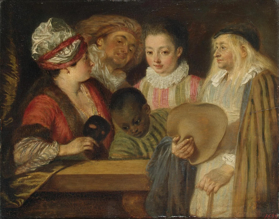 De skådespelare från Comédie-Française - Antoine Watteau