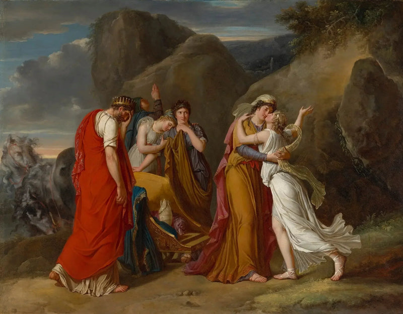 Psykes avsked till sin familj - Marie-Guillemine Benoist