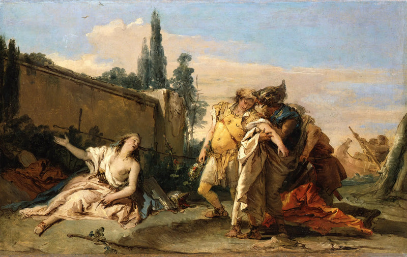 Rinaldos avsked till Armida - Giovanni Battista Tiepolo