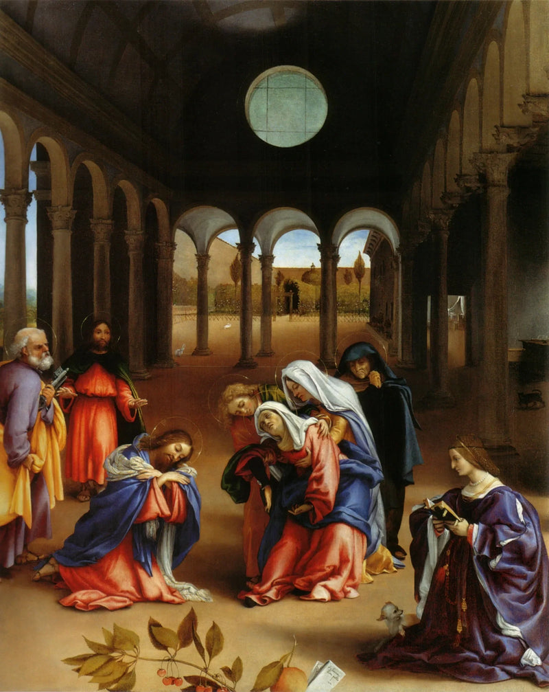 Kristi avsked till sin mor - Lorenzo Lotto