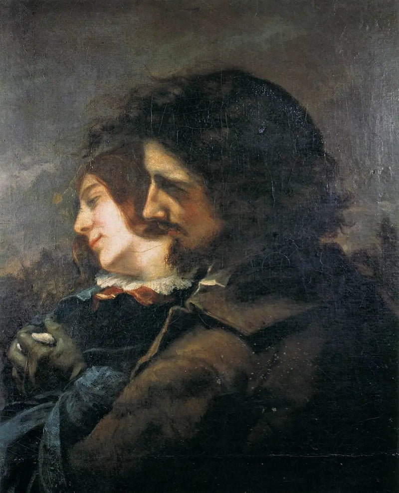 De lyckliga älskarna - Gustave Courbet