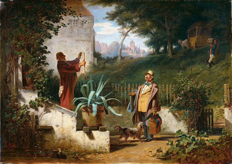 Barndomsvänner - Carl Spitzweg