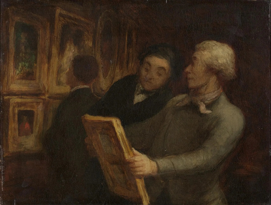 Kärlekare av målning - Honoré Daumier