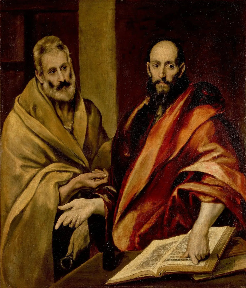 Apostlarna Petrus och Paulus - El Greco