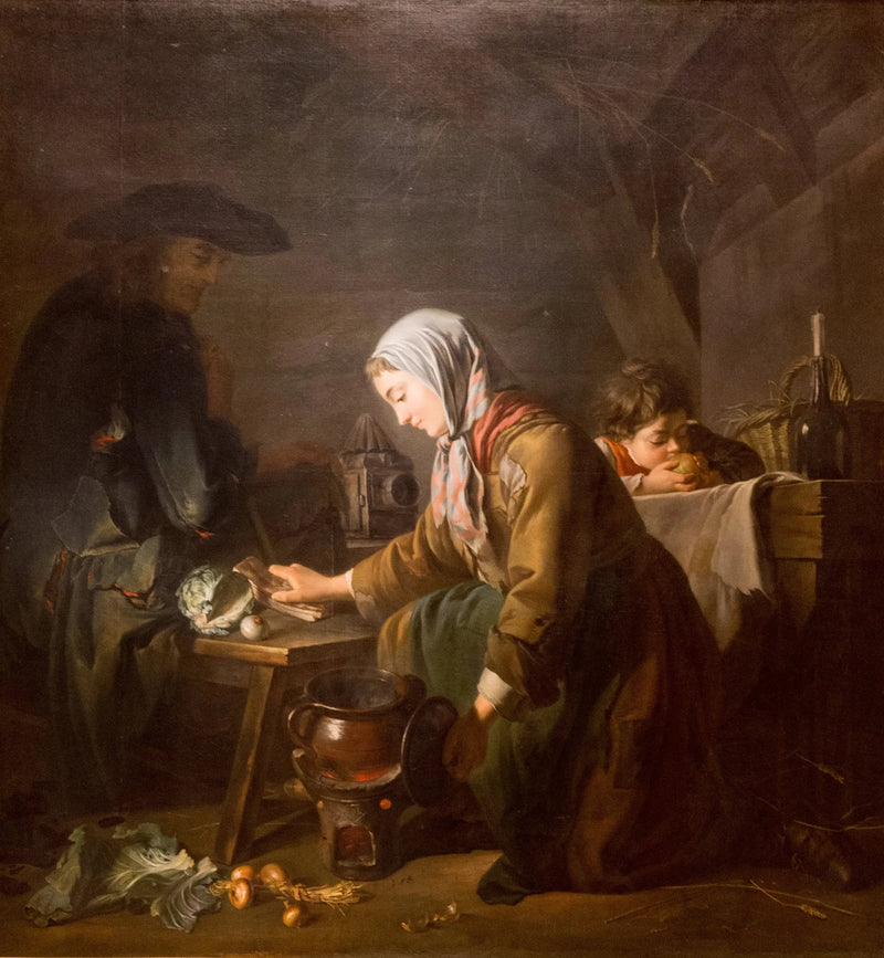 Frukostförberedelser - Nicolas-Bernard Lépicié