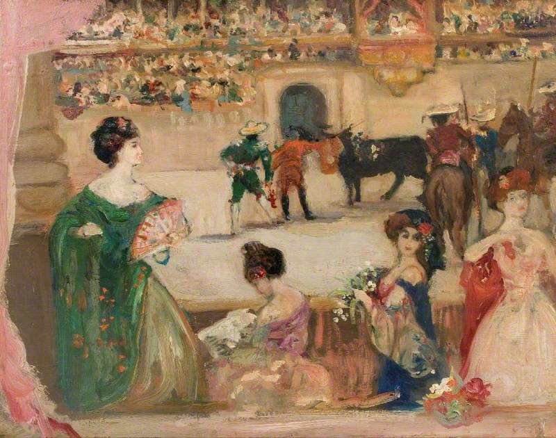Les arènes - Charles Conder