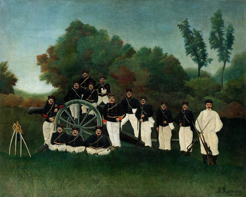 Artilleristen - Henri Rousseau