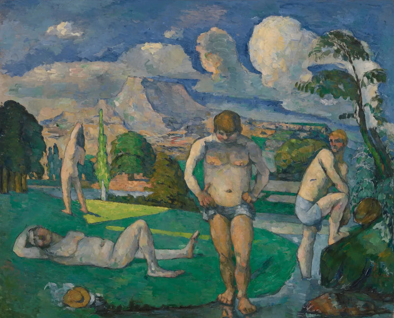 Badarna i vila - Paul Cézanne