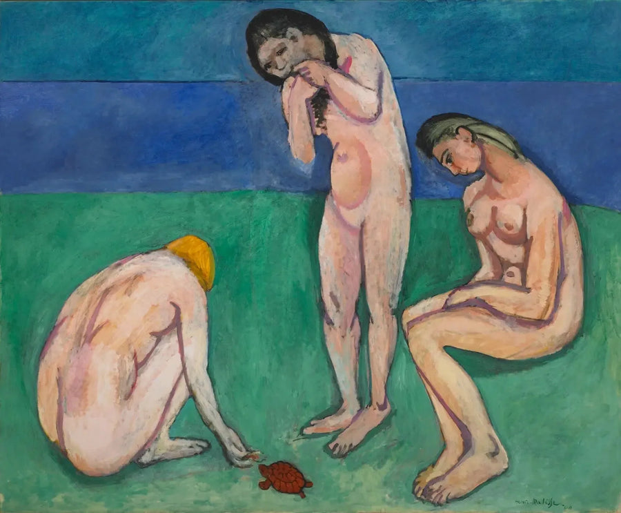 Badande kvinnor med sköldpadda - Henri Matisse