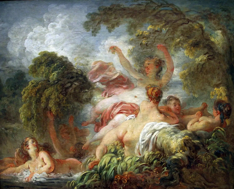 Baderskor - Jean-Honoré Fragonard