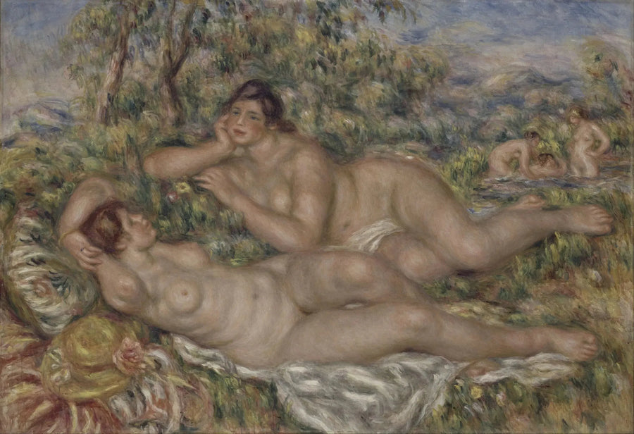 Badande kvinnor - Pierre-Auguste Renoir