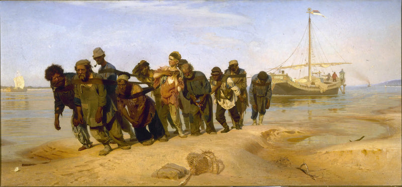Båtförarna vid Volga - Ilya Repin