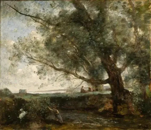 Herden i Arcadie - Jean-Baptiste Camille Corot
