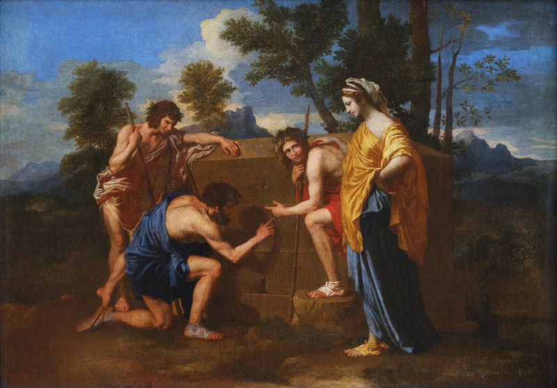  Herdarna i Arcadia - Nicolas Poussin