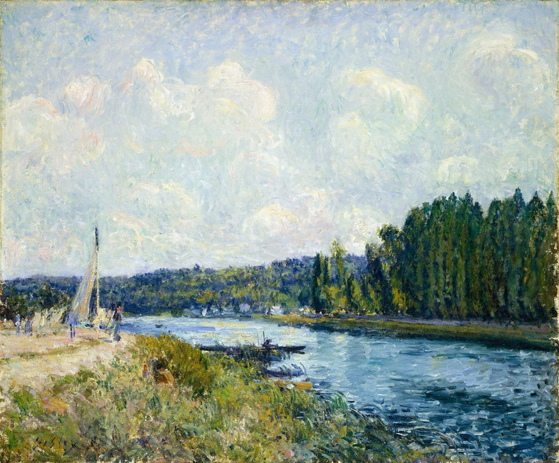 Oises stränder - Alfred Sisley