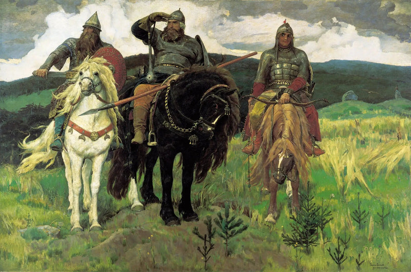 Bogatyrerna - Viktor Vasnetsov