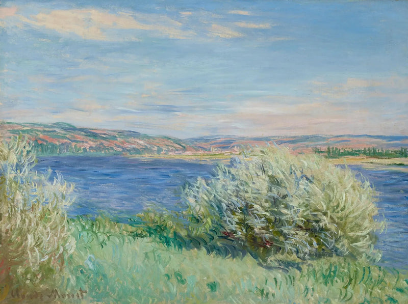 Stränderna av Seine nära Vétheuil - Claude Monet