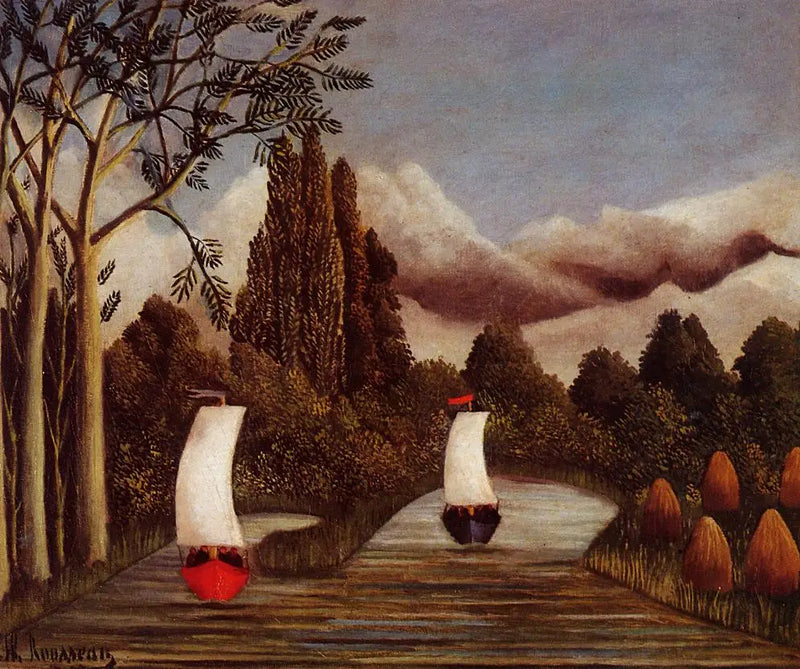 Oise-stranden - Henri Rousseau