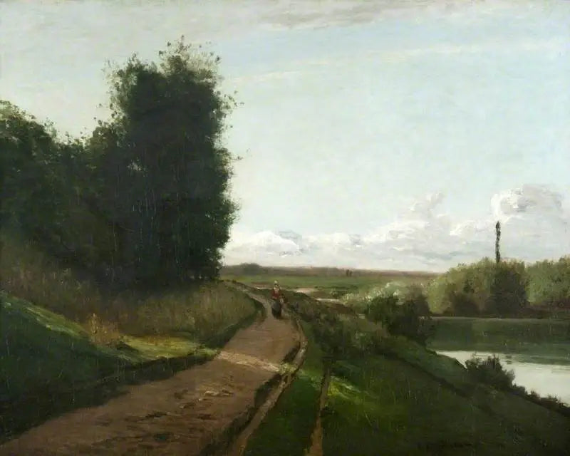 Marne-kanterna - Camille Pissarro