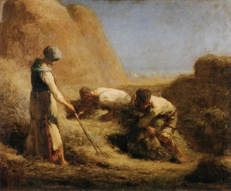 Hösamlarna - Jean-François Millet