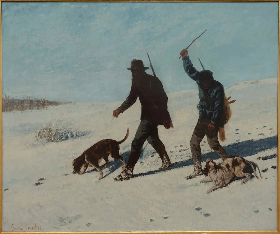 Jägare, Ornans - Gustave Courbet