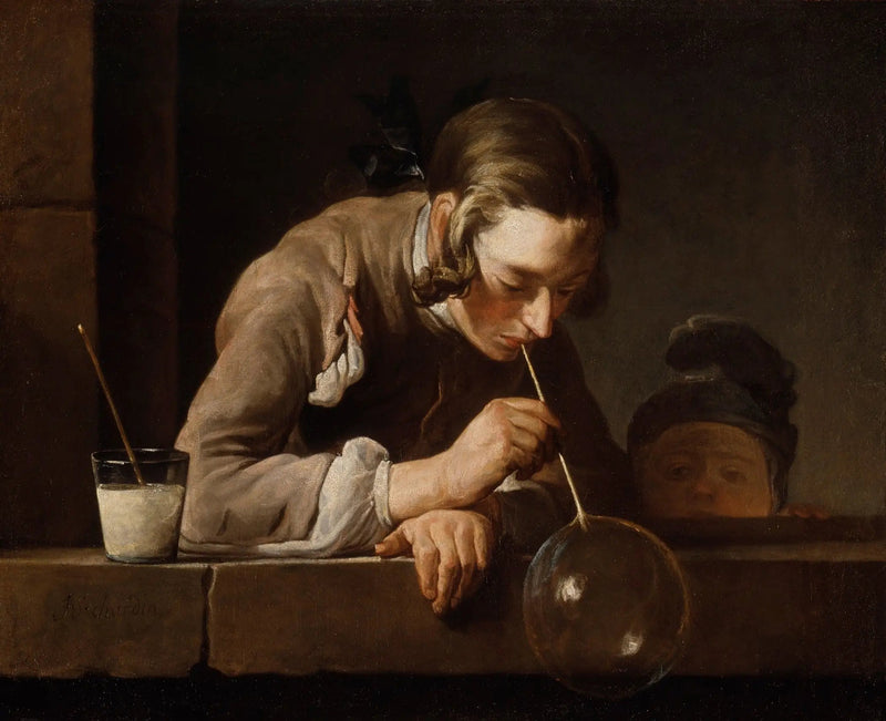 Såpbubblor - Jean Siméon Chardin
