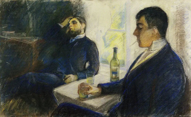 Absintdrickarna - Edvard Munch