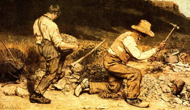 Stenbrytare - Gustave Courbet