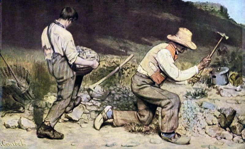Stenknäckarna - Gustave Courbet