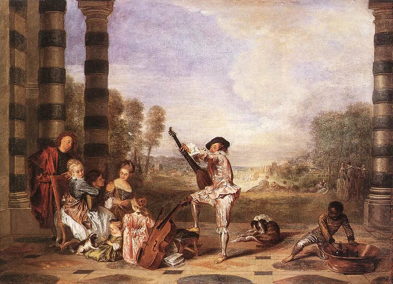 Livets charm - Antoine Watteau