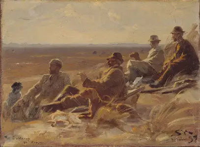 Skagens jägare (liten version) - Peder Severin Krøyer