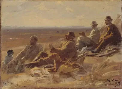 Skagens jägare (liten version) - Peder Severin Krøyer