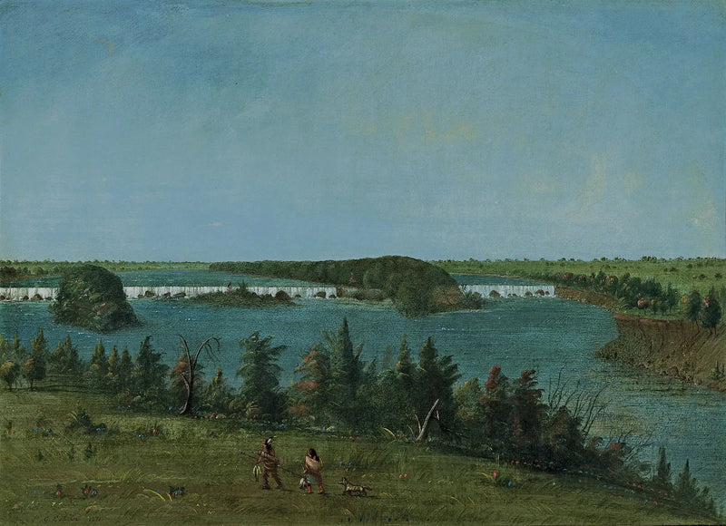 Saint-Antoines fall - George Catlin