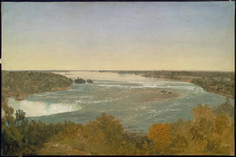Niagarafallen och forsarna - John Frederick Kensett