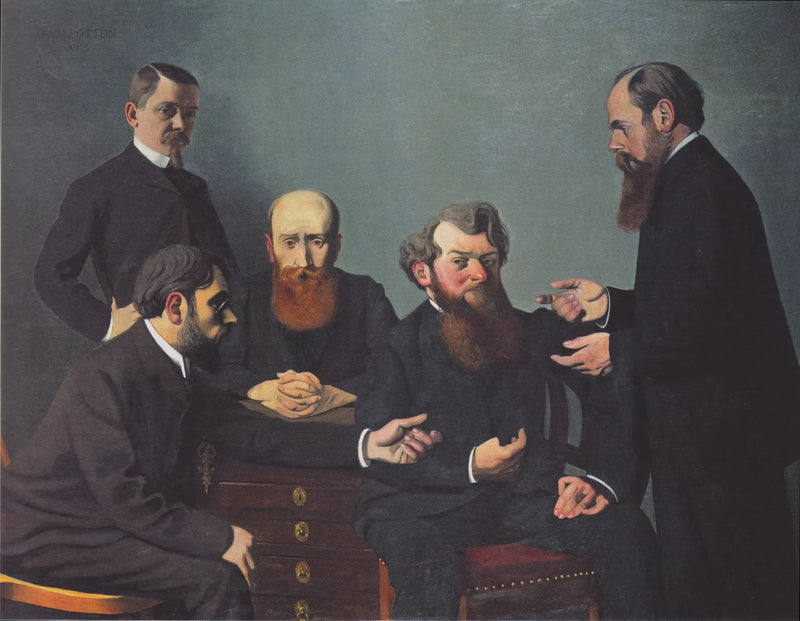 De fem målare - Félix Vallotton