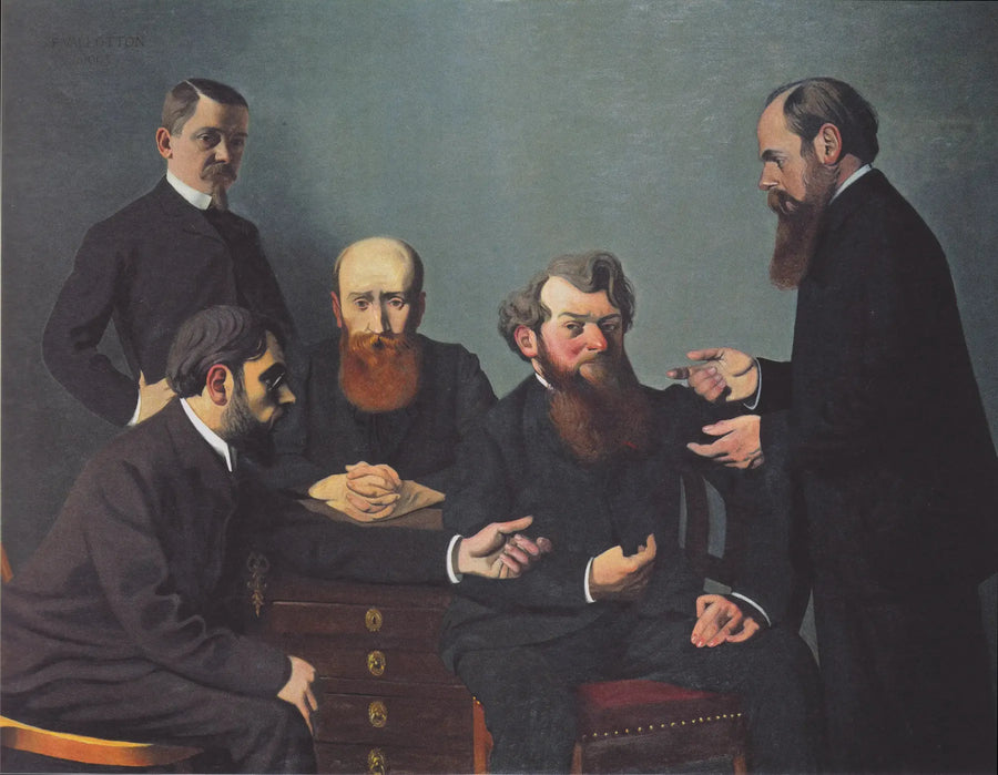 De fem målare - Félix Vallotton