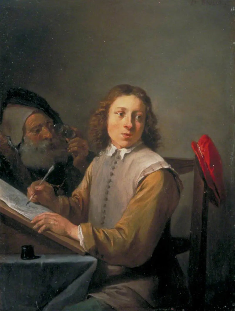De fem sinnena: synen - David Teniers den yngre